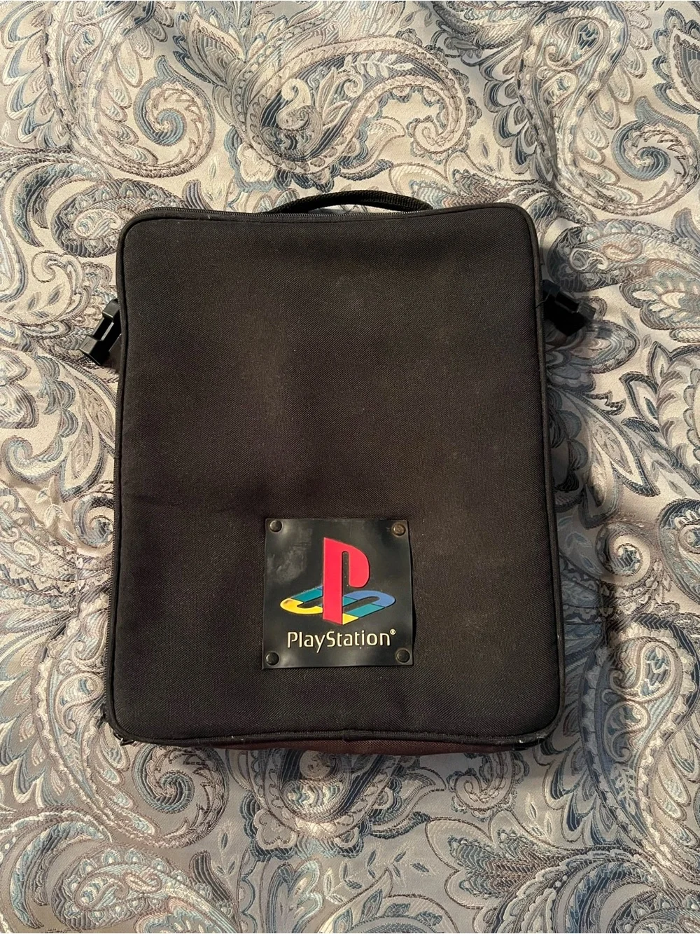 Original Sony PlayStation PS1 Travel Bag Carry Case Vintage Soft Sided No Strap
